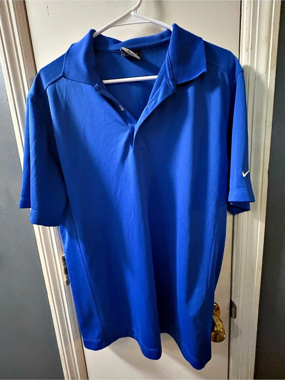 Nike Golf Men's Blue Golf Polo Size Large Like New